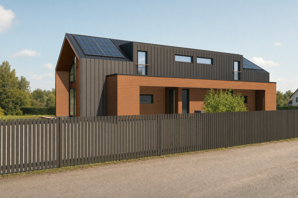 Koostöövõimalus Haapsalus aadressil Lõokese tn 24 uue kahe korteriga elamu arendamiseks 3D visualiseering